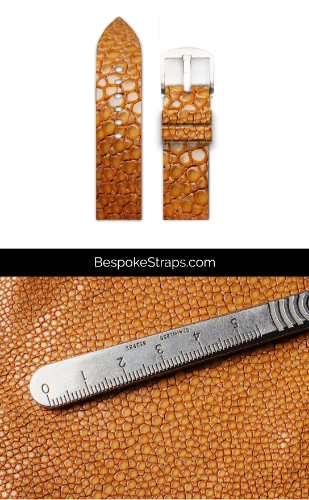 Stingray Leather Watch Strap