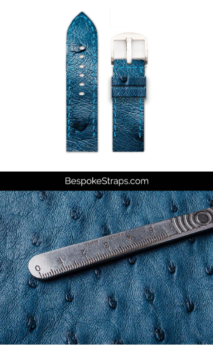 Ostrich Leather Watch Strap