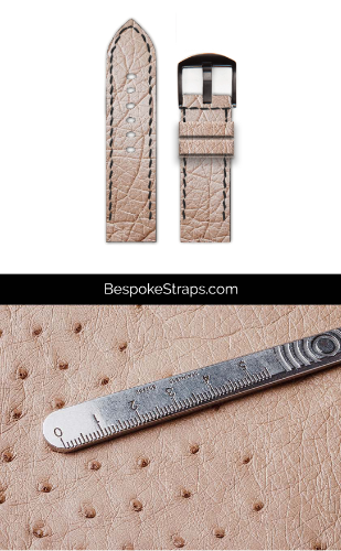 Ostrich Leather Watch Strap