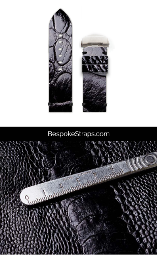 Ostrich Leather Watch Strap