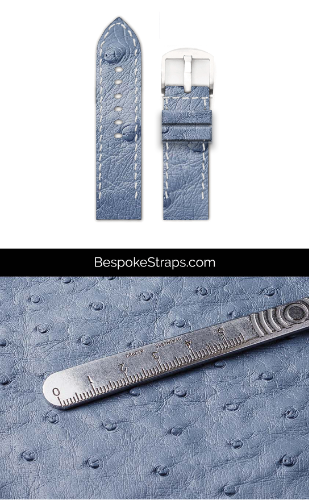 Ostrich Leather Watch Strap