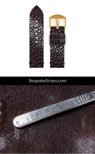 Stingray Leather Watch Strap