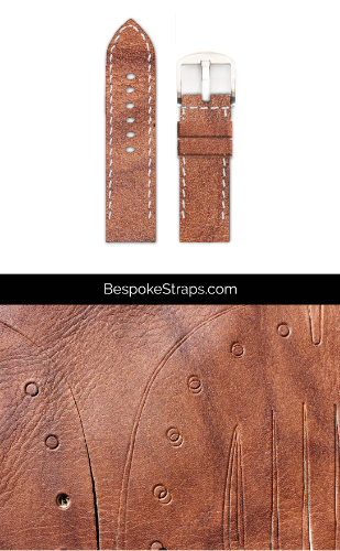 Baseball Glove Leather Watch Strap