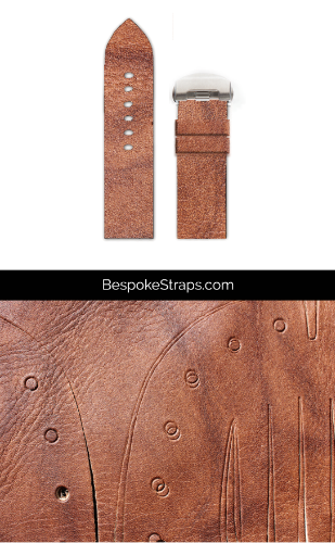 Baseball Glove Leather Watch Strap