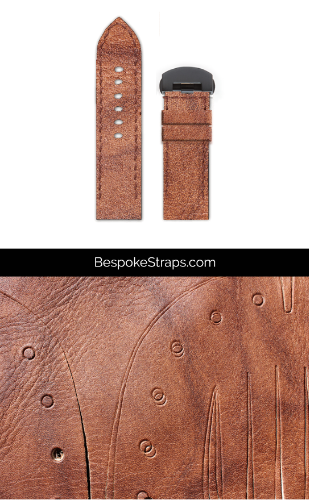 Baseball Glove Leather Watch Strap