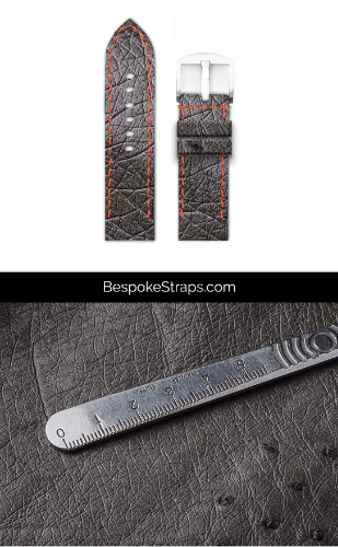 Ostrich Leather Watch Strap