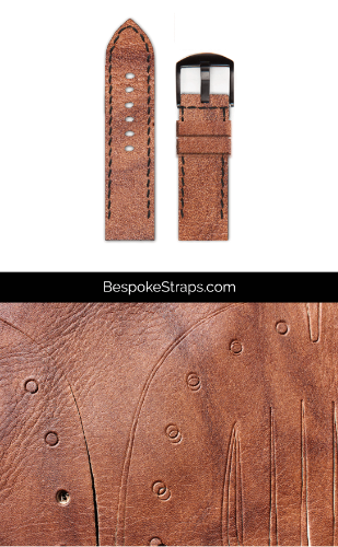 Baseball Glove Leather Watch Strap