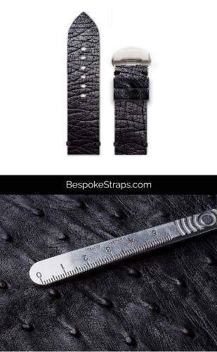 Ostrich Leather Watch Strap