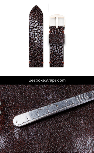 Stingray Leather Watch Strap