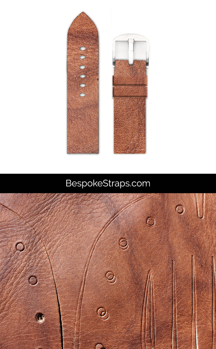 Baseball Glove Leather Watch Strap Bespoke Straps